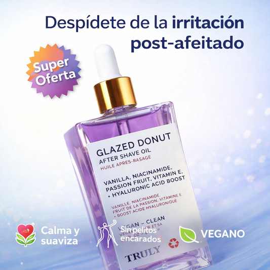 Aceite Truly para después del afeitado