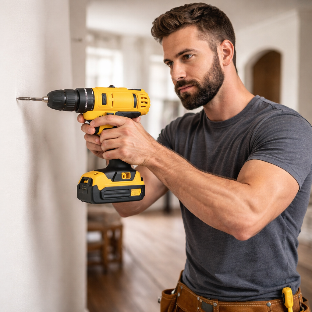 Taladro multifuncional 10 en 1, velocidad ajustable